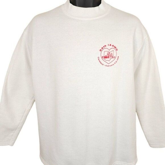 Vintage International Womens Conference Sweatshirt Mens Size Medium 90s 1998 - Picture 1 of 5